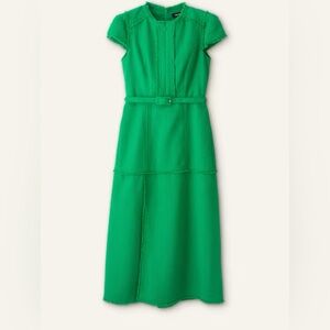 Me+Em English Brand.  Spring green cap sleeve midi dress.  US size 6.